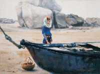 陈逸鸣 约2000年代初期 渔家少女